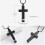 Crystal Cross Necklace for Ashes Keepsake with Birthstone 2