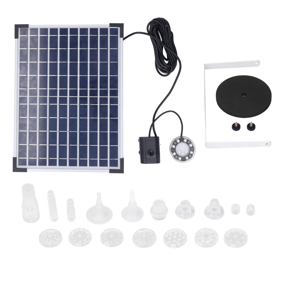 Hydroponics Gardening Projects Solar Powered Water Pump Submersible Water Fountain Weather Resistant Brushless Pump Pond Aerator For Off Grid Water 9138057923483