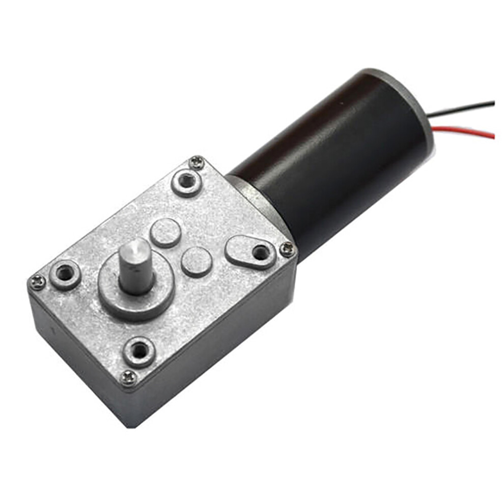 High Efficiency Worm Gear Motor With Vertical Output Shaft, Miniature Dc Worm Gear Motor For Industrial Automation Self Locking Mechanism High 9448483297462