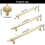 Multipurpose Brushed Gold Cabinet Pull Zinc Alloy Handle 5
