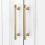 Multipurpose Brushed Gold Cabinet Pull Zinc Alloy Handle 6