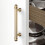 Multipurpose Brushed Gold Cabinet Pull Zinc Alloy Handle 7