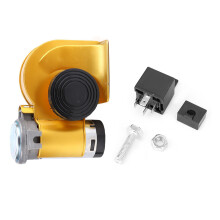 Weather Resistant Air Horn Dual Tone Horn Super Loud Electric Horn with Heavy Duty Compressor Easy Install Horn Kit for Cars Trucks Motorcycles and