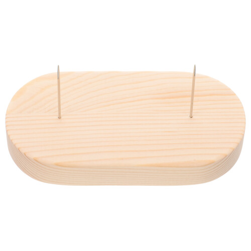 3Pièces Base De Présentation Bois Acier Pour Rangement 1