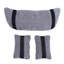 Curved Neck Headrest with Spine Curve Design, Water Repellency Coating, PFC Free Materials and Easy Clean Velvet Surface for Secure Baby Travel