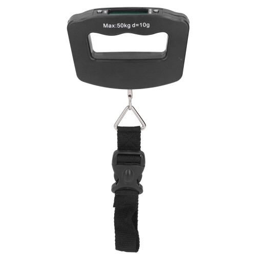Automatic Reading Hold Function Digital Luggage Scale Portable Weighing Hanging Scale Ergonomic Design Clear LCD Display High Capacity Fine Accuracy
