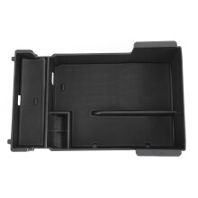 Organisateur de console centrale pour Mazda3 Axela 2019-2025 : boîte de rangement en plastique ABS pour accoudoir, ajustement sur mesure,