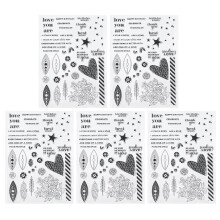 Transparent TPR Stamp Collection Durable and Reusable Different Theme Creative Ornaments For Handmade Gifts Scrapbooking Journaling Projects