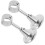2 Pcs Ceiling Bracket Large Curtain Pole Brackets Magnetic Drape Hooks 8