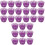 180Pièces Papier Gâteaux Violet Design Creux Usage Répété 2