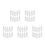 5Pièces Bouteilles Squeeze Ldpe Blanches Pour Stockage Projets DIY 9