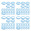 400Pièces Bracelets Identification Médicaux Jetables En PVC 6