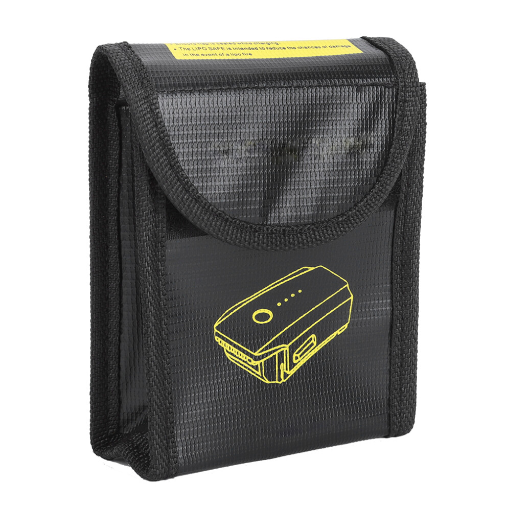Fireproof Battery Pouch For Mavic Air2, Explosion-Proof Flame Retardant Storage Bag With Heat Resistant Fabric And Secure Closure 9448483201346