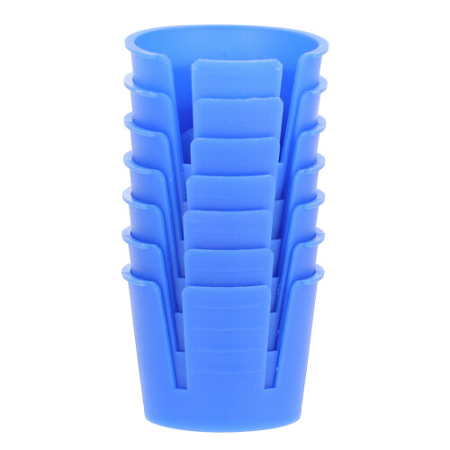 100Pièces Bols Dentaires Bleu En , Jetable 1