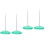 4Pièces Support Facture Vert Usage Restaurant 4