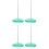 4Pièces Support Facture Vert Usage Restaurant 5