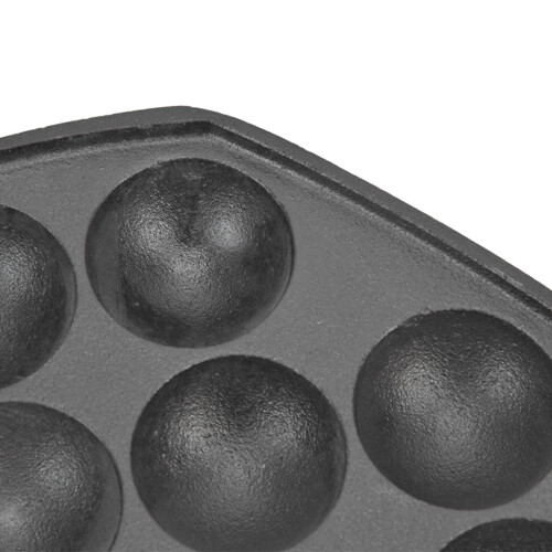 12-Hole Cast Iron Egg Puff Pan29.5cm 2