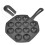 Cast Iron Egg Puff Pan12Holes29.5cm 8