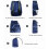 Nature's Calling: Hiking Backpack Durable Construction Lightweight Foldable Breathable Shoulder Straps, Comfortable Fit And Versatile Design For 6