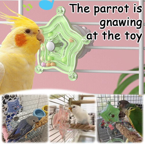 Parrot Spinner Toy for Mental and Beak Exercise 2