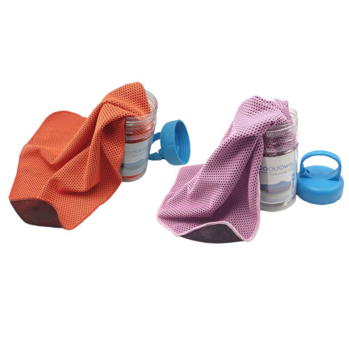 Portable Cooling Towel For Instant Relief, Polyester Material For Durability And Style 1
