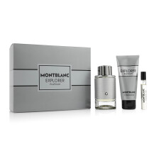 Mont Blanc Explorer Platinum Gift Set 100ml EDP + 100ml Shower Gel + 7.5ml EDP