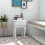 Homcom Mesita de Noche Blanco 40 x 35 x 60 cm 2