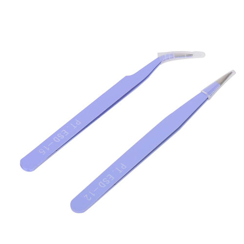 The Ultimate Precision Kit, Ergonomic Design Tweezers For Eyelash Extensions Anti Static 2