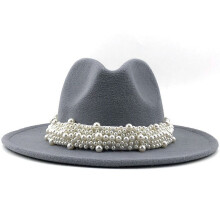 Καπέλα Fedora για γυναίκες με φαρδύ γείσο Καπέλα Fedora Καπέλα Fedora Κομψό καπέλο τζαζ σε