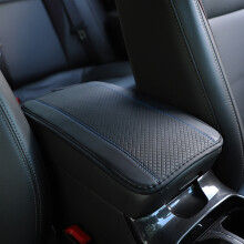 Leather Car Armrest Cover - Waterproof, Non-Slip Console Protector Mat, Universal Fit for Cars/SUVs/Trucks (12.6x7.5"),