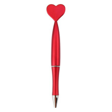 Stylo à bille rétractable en forme de cœur, stylo gel multicolore en plastique, écriture fluide pour le bureau, la maison et les usages personnels