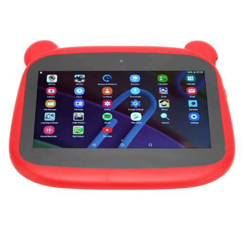 HD Touch Screen Kids Tablet, 7Inch Educational Learning, Android10, Dual Camera, Pre-Installed Apps, Long Battery Life, Durable Case, Eye Protection 2