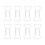 30Pcs Bone Shape Plastic Covered Wire Fancy Paper Clips, MultiPurpose Bookmarks 16