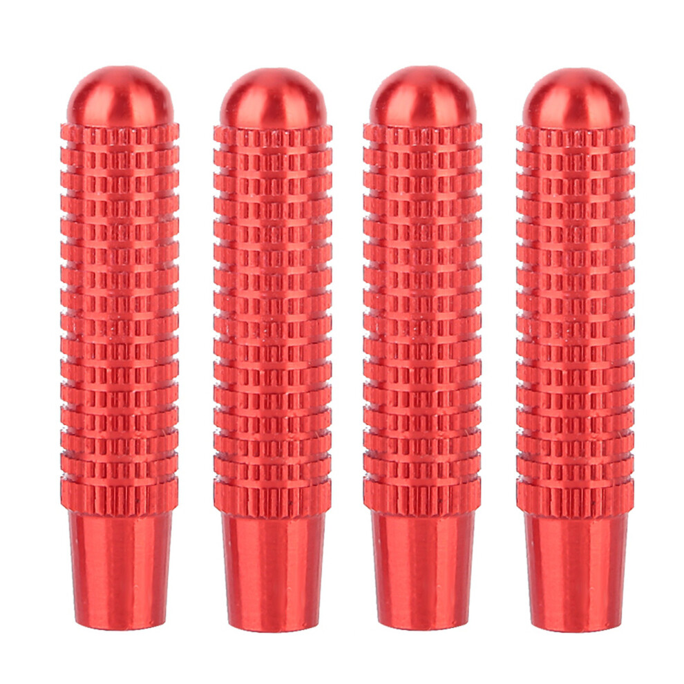 Replacement Car Door Lock Knobs Universal Fit Aluminum Alloy Anodized Treatment Durable Long Lasting Bolt On Easy Installation Decorative Purpose Red 9448483201896