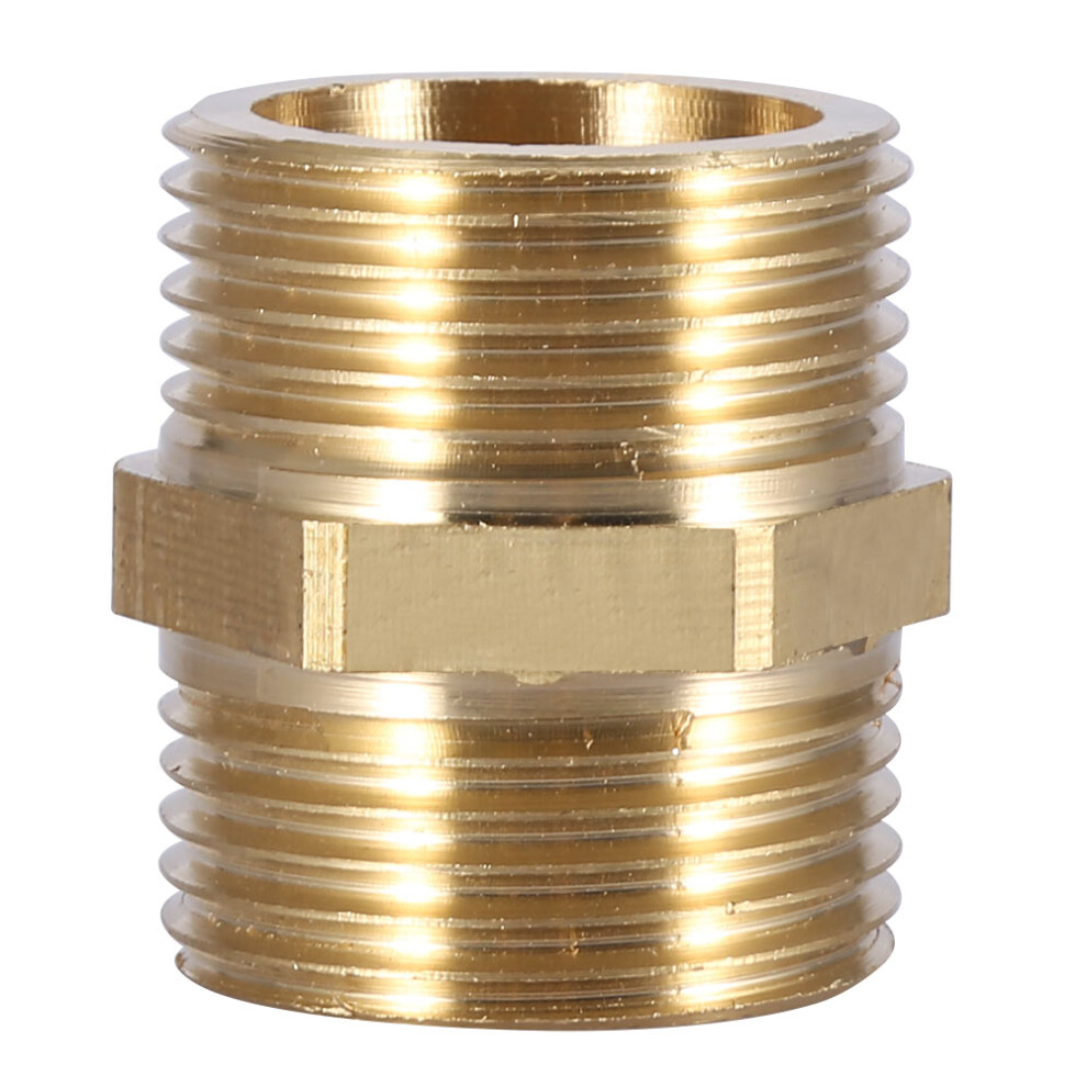 Durable Construction Corrosion Resistance Brass Pipe Fittings Hose Adapter Threaded Connection Pipe Connector For Low Magnetic Permeability Versatile 9448483205160
