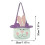 Easter Bunny Treat Bag - Drawstring Goodie Pouch for Candy, Eggs & Easter Egg Hunts 2