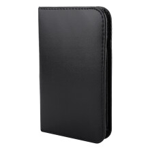 Étui à ciseaux pour coiffeurs, pochette en cuir PU résistant avec fermeture éclair, organisateur compact pour outils de salon, design léger et