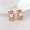 Conjunto de colar e brincos feminino Soumake2Pcs com pérolas sintéticas e strass. 6