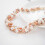 Conjunto de colar e brincos feminino Soumake2Pcs com pérolas sintéticas e strass. 2