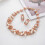 Conjunto de colar e brincos feminino Soumake2Pcs com pérolas sintéticas e strass. 5