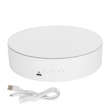 Adjustable Direction Rotation360Degree Rotating Display Stand Photography Display Stand Manual Speed Adjustment USB Powered Display Stand Low Noise