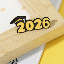 Graduation Brooch Pin Set for Class of 2026 – Cap