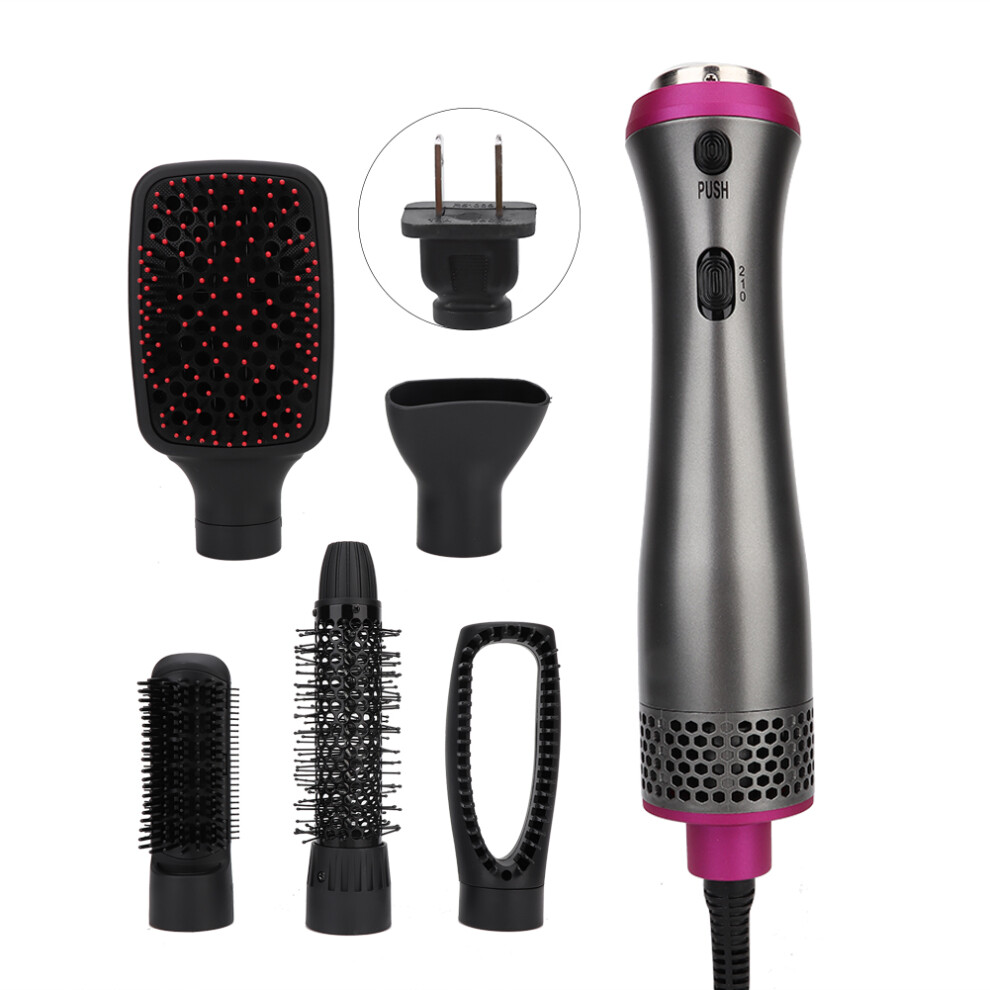Volumizer Kit Hair Blow Dryer Brush Salon Styler Hot Air Hair Dryer with Detachable Design Heat Settings Negative Ion Technology Ceramic Tourmaline