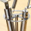 Stainless Steel Makeup Brush Storage Rack 8
