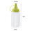 4Pcs Condiment Boxes Large Opening Stackable with Lid Dust-proof Translucent Spice Holding Sauce Squeeze Bottle Mini Seasoning Boxes for Kitchen 6