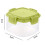 4Pcs Condiment Boxes Large Opening Stackable with Lid Dust-proof Translucent Spice Holding Sauce Squeeze Bottle Mini Seasoning Boxes for Kitchen 8