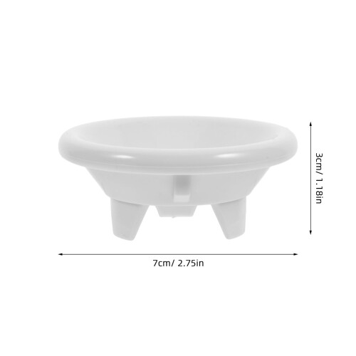 ABS Urinal Stopper White Anti-Splash 2 Pcs 1