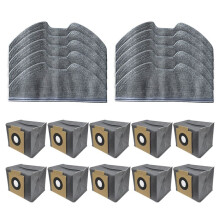 Compatible for X8 Pro /X10 Pro Omni Robot Vacuum Replacement Mop Pads Dust Bags Spare Parts Accessories
