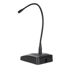 Gooseneck-Mikrofon 360 verstellbar, Geräuschunterdrückung, XLR auf 6,35 mm, Schwarz