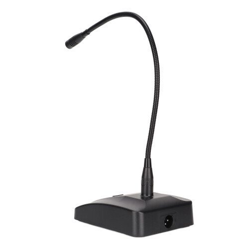 Gooseneck Microphone 360 Adjustable Noise Cancelling, Black